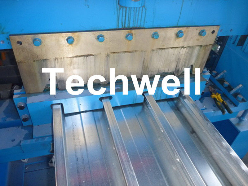 0.8 - 1.5mm Steel Metal Floor Decking Sheet Roll Forming Machine For Roof Floor Deck