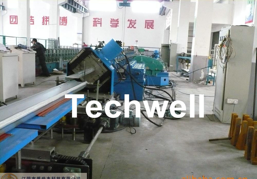 Gimbal Gearbox Drive U Channel Cold Roll Forming Machine for Steel U Channel, U Section, U Profile