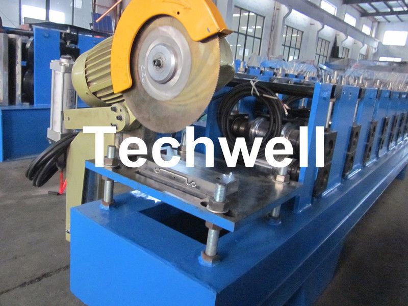 13 Forming Stations Roller Shutter Door Cold Roll Forming Machine With Manual Decoiler