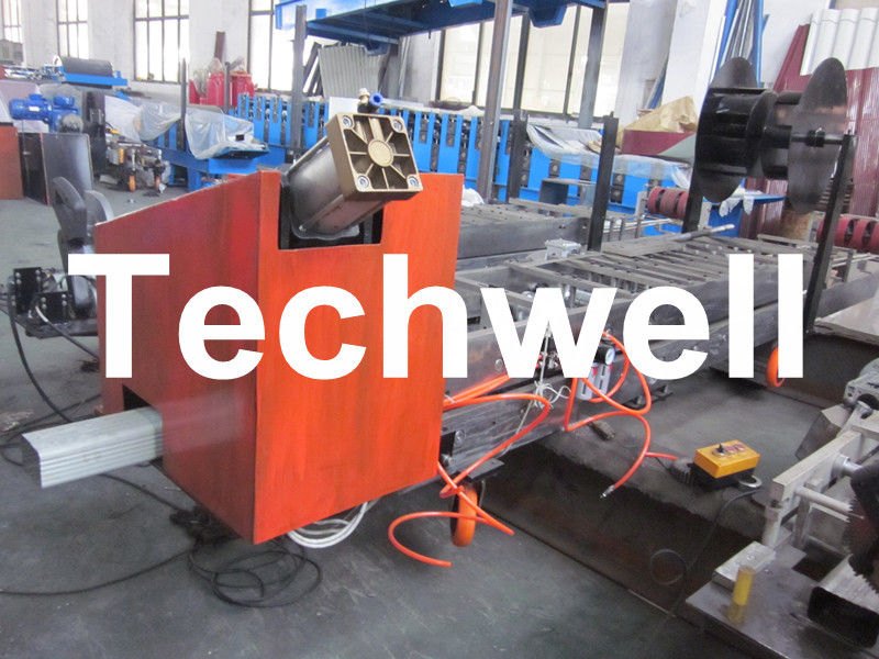 Square / Round Mobile Downpipe Forming Machine / Cold Roll Forming Machine