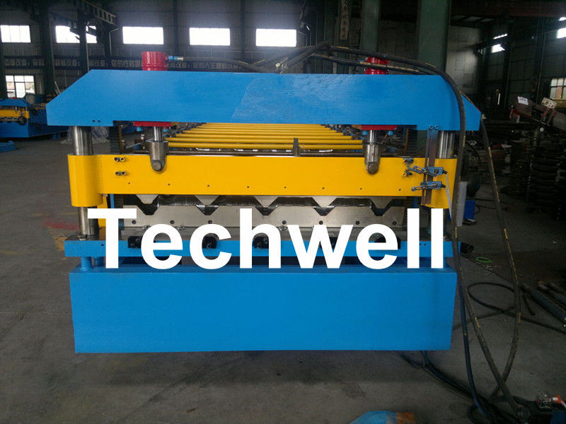 Iron Metal Roof Sheet Roll Forming Machine With Manual Or Hydraulic Uncoiler