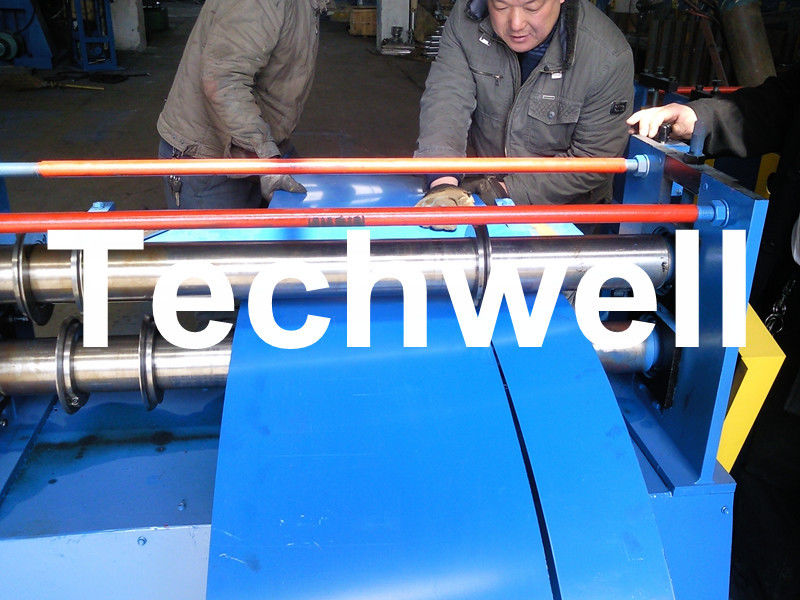 5 Ton Uncoiler 14 Stations Tapered Panel Roll Forming Machine For Bemo Roof Panel