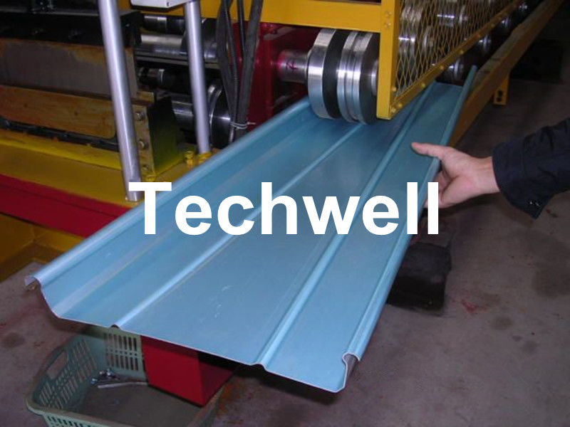 Custom Taper Roof Sheet Roll Forming Machine For Tapered Bemo Panel TW-STM400