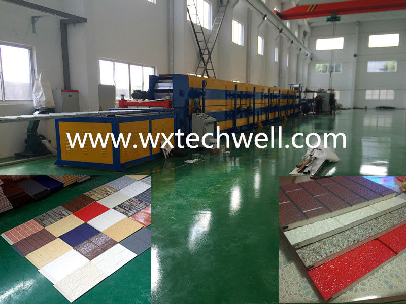 Interior | Exterior Metal Sandwich Wall Panel Roll Forming Machine with Belt conveyor