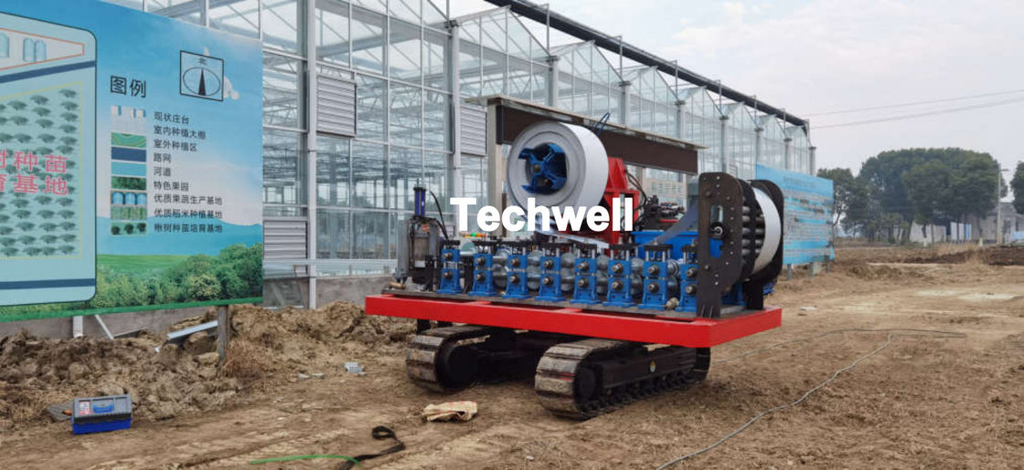 Strawberry Growing Cassette Type Mobile Portable Gutter Making Machines