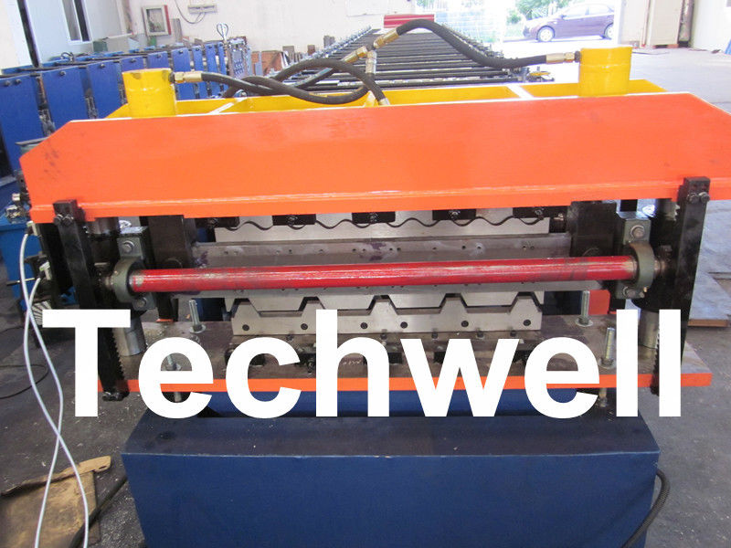 Manual or Automatical Type Double Layer Roofing Sheet Forming Machine With 0 - 15 m/min