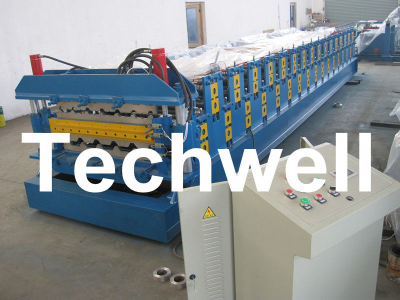 16-18 Forming Station Custom Double Sheet Forming Machine For Roofing