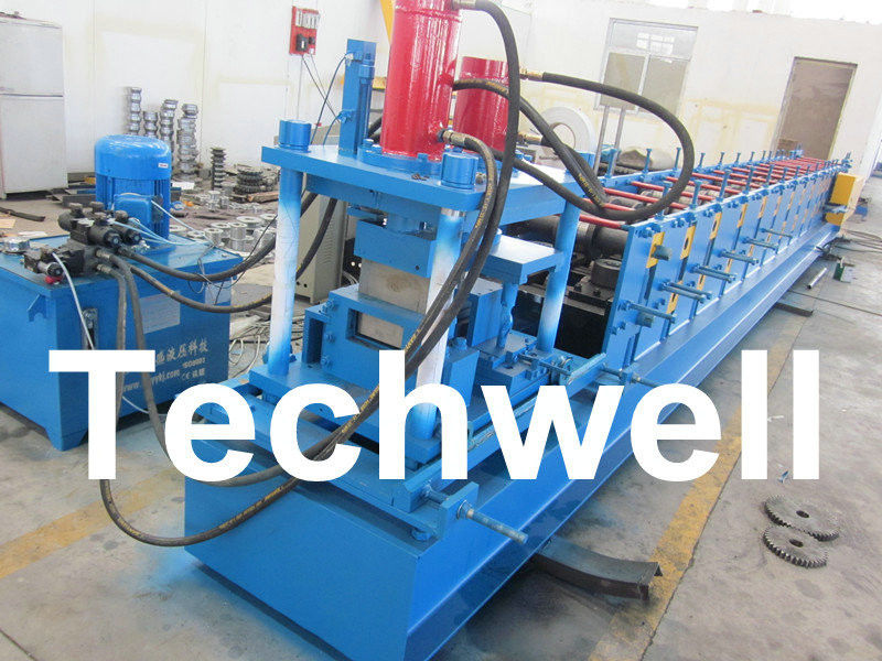 Steel C Shape, C Channel Roll Forming Machine With GCr15 Steel Roller Material