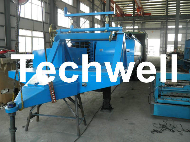 Electric Control Trailer Mounted K Span Roll Forming Machine For Arched Roof Panel