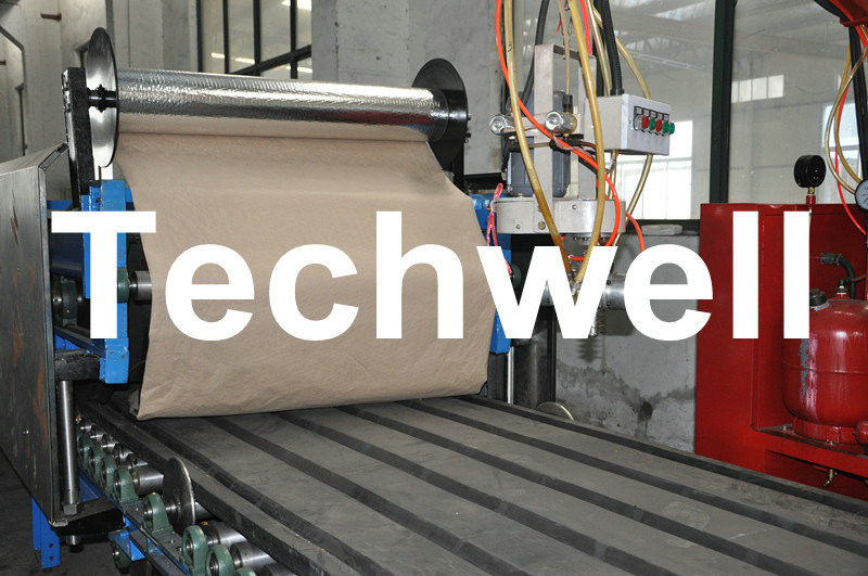 30 - 150mm Polyurethane Sandwich Panel Machine Line With Rubber Belt Transmission