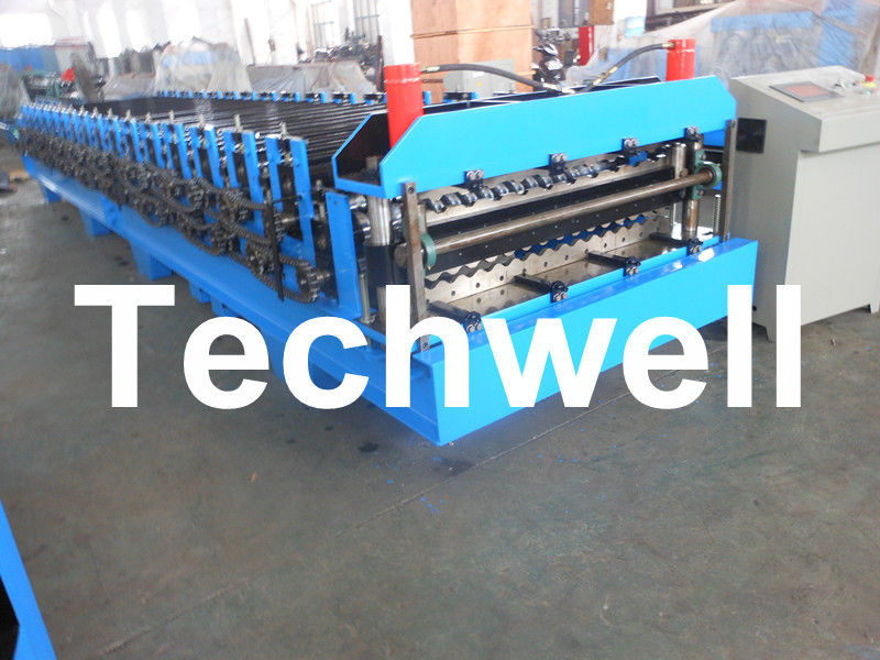 Automatical Double Layer Roof Wall Panel Roll Forming Machine With 0.3 - 0.8mm Thickness