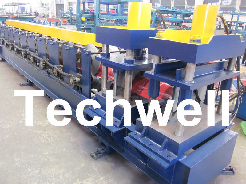High Speed 15 Forming Station Top Cap Roll Forming Machine With Hydraulic Cutting