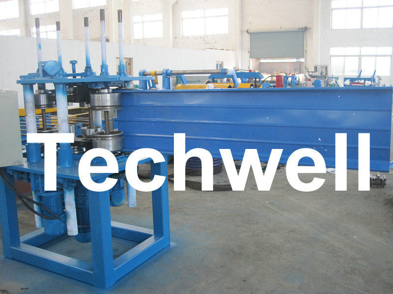14 Stations Aluminum Tapered Sheet Roof Roll Forming Machine With 0.7 - 1.2mm Thickness