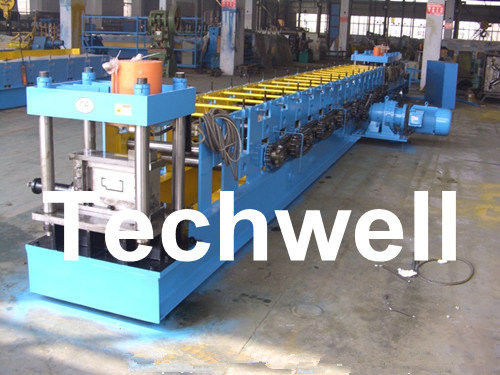 0 - 10 m/min Forming Speed Metal Door Frame Roll Forming Machine With 18 Forming Rollers