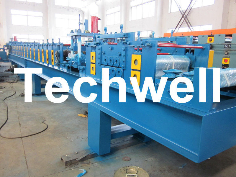 1.5 - 3.0mm Thickness Top Hat Purlin Roll Forming Machine With Hydraulic Cutting, TW-HCM100