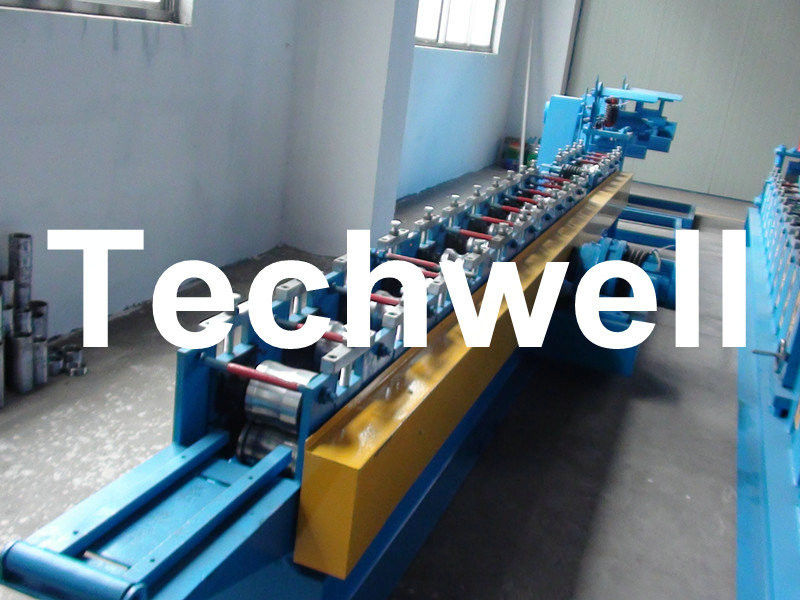 13 Forming Stations Roller Shutter Door Cold Roll Forming Machine With Manual Decoiler