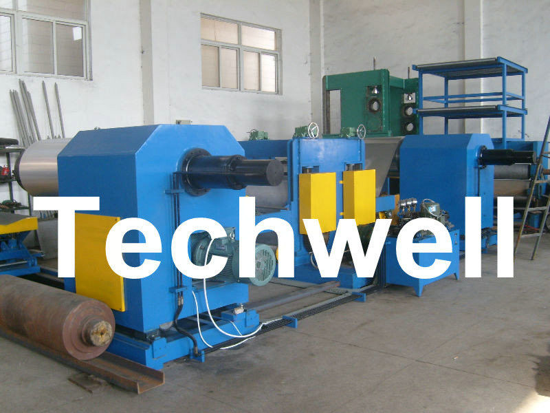 Steel Coil Embossing Machine Composed of Decoiler, Embossing Roll, Tension and Recoiler