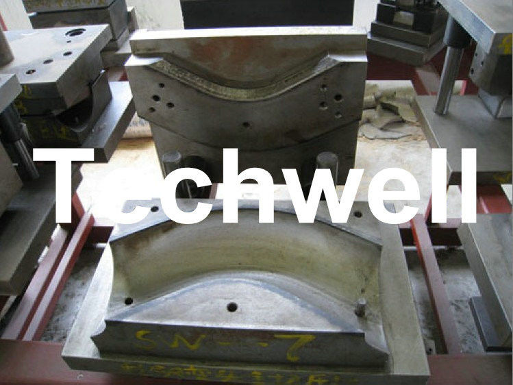 Custom Elbow Moulding Machine for Black Steel / Galvanized Steel / Copper Downspout Elbow
