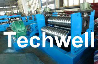 0.25 - 4.0mm 3 Sets Rollers Corrugated Sheet Bending Machine With 0 - 10m/min Speed