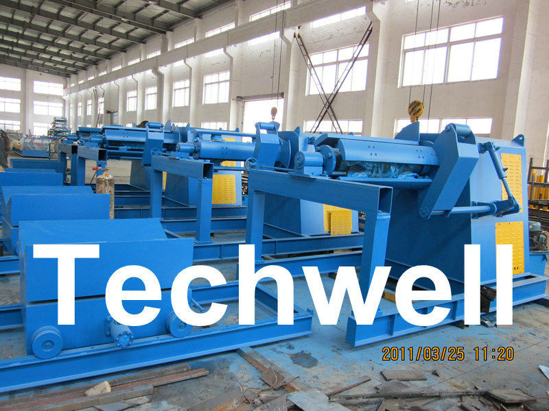 5 / 7 / 10 / 15 Ton Automatical Decoiler Curving Machine With Outer Diameter 1300mm