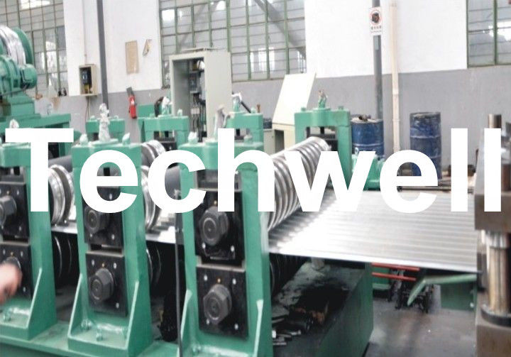 4 - 8m/min Steel Silo Corrugated Wall Panel Roll Forming Machine For Galvanized Sheet