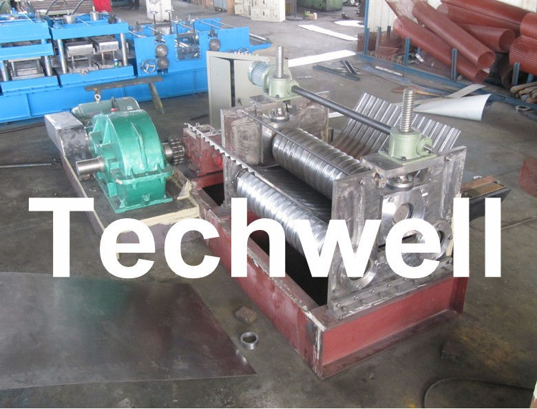 2.0 - 4.0mm Thickness Corrugated Steel Sheet Roll Forming Machine For Silo Wall Panel