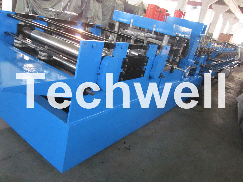 Quick Interchangeable C / Z Purlin Roll Forming Machine With 17 Forming Stations