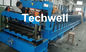 Steel Glazed Roof Step Tile Roll Forming Machine With Hydraulic Type Pressing For Making Steel Roofing Sheet
