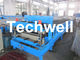 Color Steel Glazed Tile Roll Forming Equipment , 5.5 Kw Main Motor Power Roll Former Machine