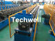 Steel Metal Box Gutter Roll Forming Machine  With PLC Frequency Control