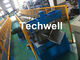 Customized Cold Roll Forming Machine With Manual Decoiler For Making Roof Ridge Cap , Ridge Flashing