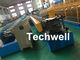 Galvanized Steel / PPGI Guide Rail Roll Form Machines With Hydraulic Punching Device