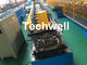 GCr15 Steel Roller Guide Rail Cold Roll Forming Machine With Hydraulic Cutting
