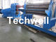 Galvanised Two Rollers Corrugated Roll Forming Machine 4 - 8mm with Panasonic PLC Control System