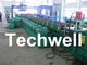 Automatic PLC Control Highway Guardrail Roll Forming Machine With 10-12 m/min Working Speed