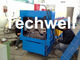 Hydraulic Cutting Roof Ridge Cap Roll Forming Machine With PLC Control System